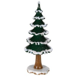 Village de Noël miniature, grand sapin