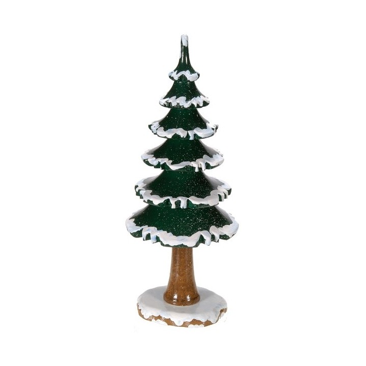Village de Noël miniature, grand sapin