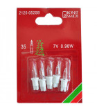 Ampoules de rechange 7 V, 0,98 W pour guirlande de Noël 35 lampes, Konstsmide 2125-052SB 