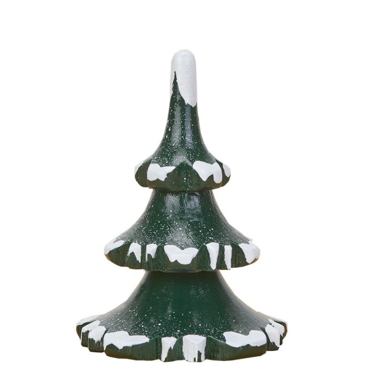 Village de Noël miniature, 2 sapins 6 cm