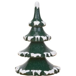 Village de Noël miniature, 2 sapins 8 cm