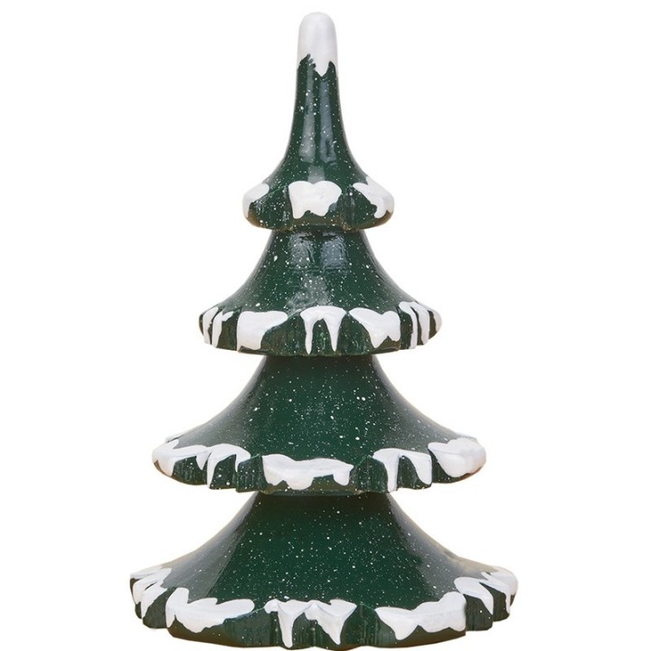 Village de Noël miniature, 2 sapins 8 cm