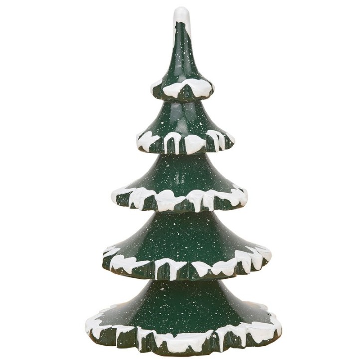 Village de Noël miniature, 2 sapins 11 cm