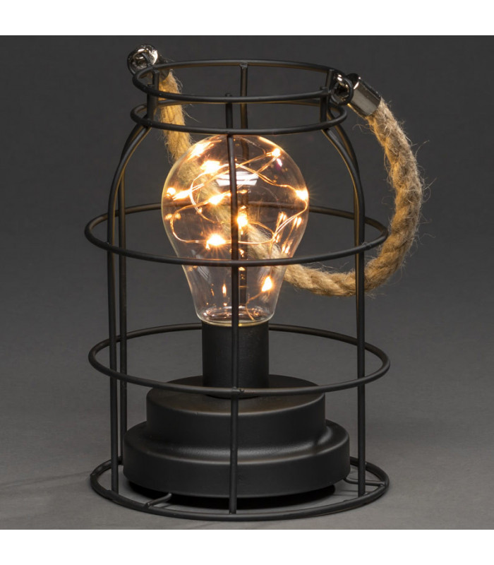 Lanterne lumineuse à Led ronde en métal, 18 cm