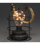 Lanterne lumineuse à Led en métal, ronde, 18 cm