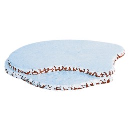 Plateau décor Winterkinder 20 x 18 cm gauche