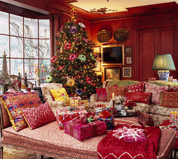 Bougie décorative de Noël, motif vintage enfant et village