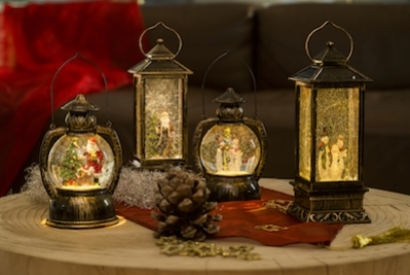 La lanterne de Noël à neige : une décoration de Noël poétique 